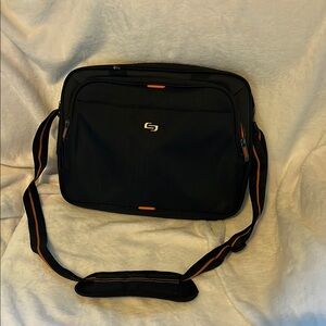 Solo Black Laptop Bag